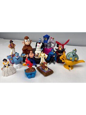 Disney Aladdin Movie Vinyl Figures McDonalds Collectibles Lot